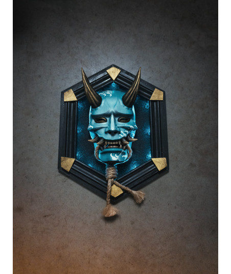 Máscara Hannya Ao — Kanagawa Edition | Cult of Ink