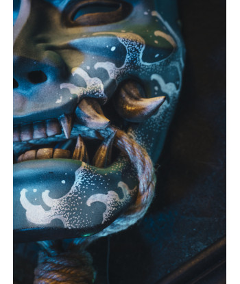 Máscara Hannya Ao — Kanagawa Edition | Cult of Ink
