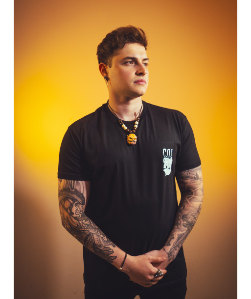 Kanagawa Black T-Shirt | Cult of Ink