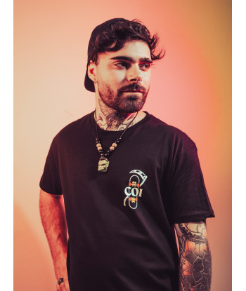 Sk8ter Skull Black T-Shirt | Men's Fashion - Cult of Ink