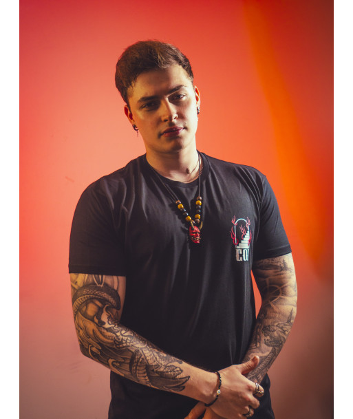 Oni Black T-shirt | Men's Fashion - Cult of Ink