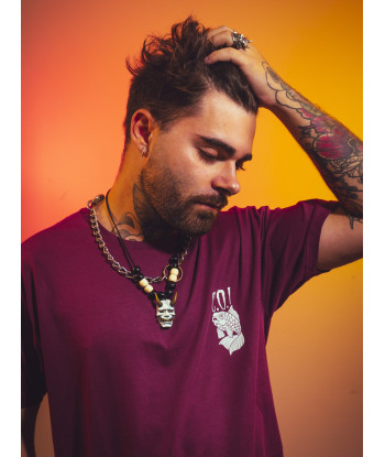 Camiseta Kanagawa Granate | Moda Hombre - Cult of Ink