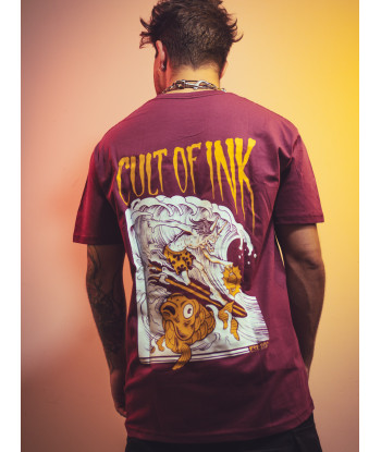 Kanagawa Garnet T-Shirt | Men's Fashion - Cult of Ink