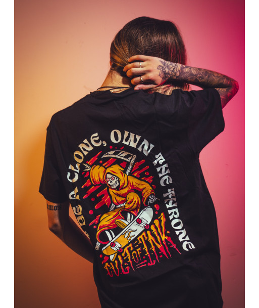 Sk8ter Skull Kamiseta Beltza | Emakumeen moda - Cult of Ink