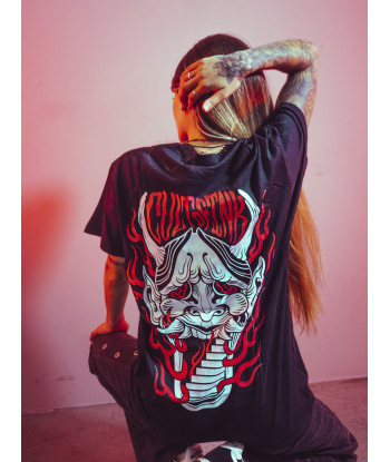 Oni Black T-shirt | Women's Fashion - Cult of Ink