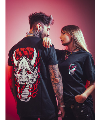 Oni Black T-shirt | Women's Fashion - Cult of Ink