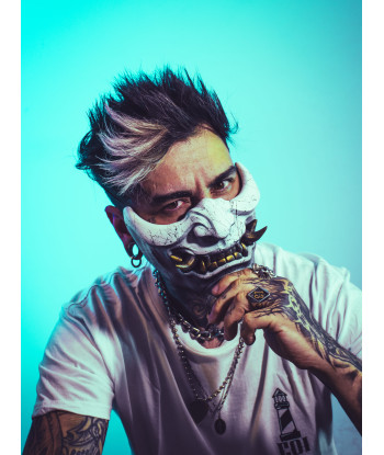 Shiro Mempo Oni — Exclusive Design | Cult of Ink